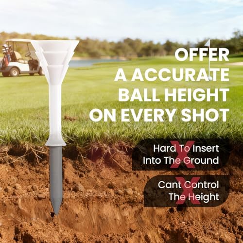 Unbreakable Plastic Golf Tees 3 1/4 Inch 20/40 Pack - Image 5