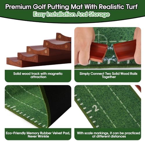 Putting Green Indoor, Golf Putting Mat - Image 4