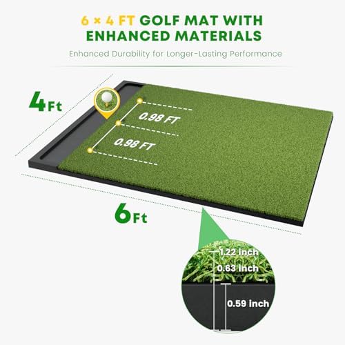 Integrated Golf Hitting Mat - Image 5