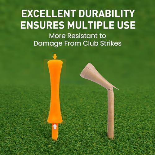 Amy Sport Golf Tees Plastic Step Down 50 Pack - Image 3