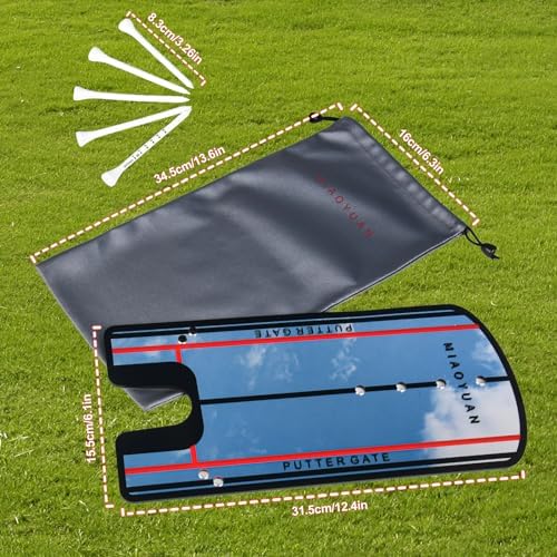 Golf Putting Alignment Mirror & Putting Cup Set – Portable Indoor Outdoor - Image 5
