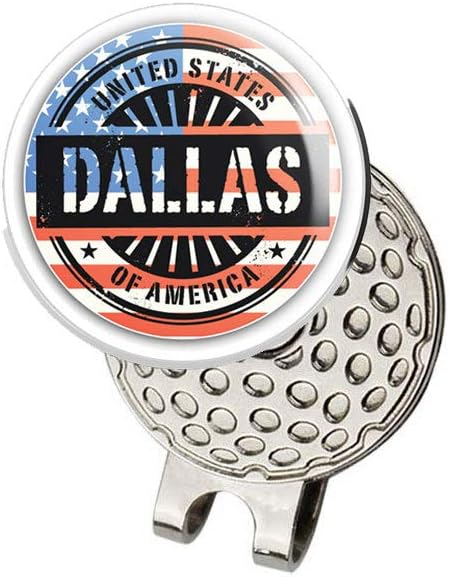 Cute Dinosaurs Green Golf Hat Clip with Magnetic Ball Marker