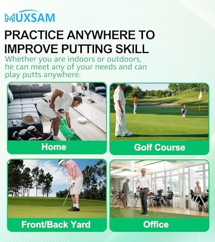 6 Pcs All-Direction Putter Cups Practice Black Golf Putting Cup - Image 7