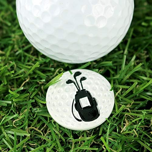 Myartte Creative Golf Ball Marker Soft Enamel Golf Markers 24.4MM Assorted 5 Pcs - Image 5