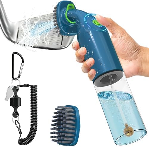 Electric Golf Club Cleaner Brush AA Battery Powered by KissCore