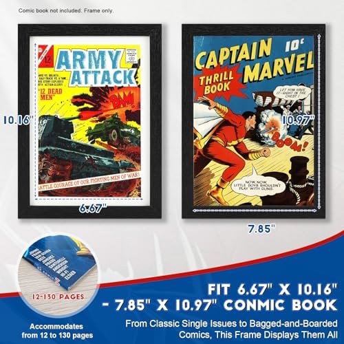 JupDec Comic Book Frame, Premium Wood Display Case - Image 2