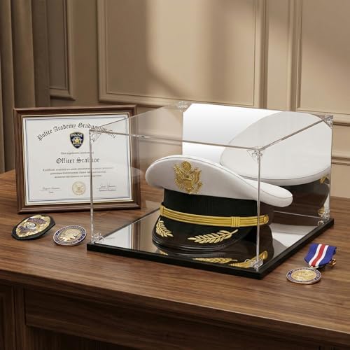 Police & Military Hat Acrylic Display Case - Image 6