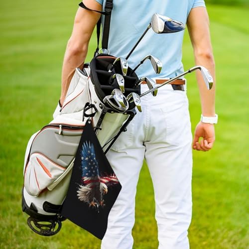 Eagle Golf Towel Microfiber - Image 5