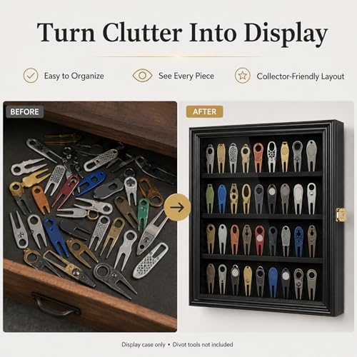 Silipull 40 Golf Divot Tool Display Case Wall Mount - Image 5