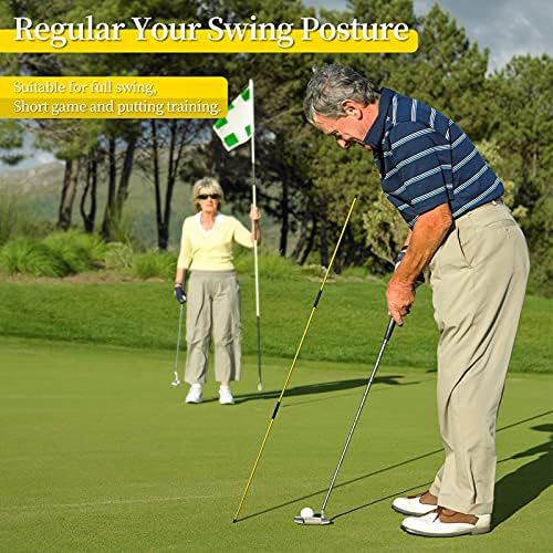 MoKo Golf Alignment Stick, 2 Set Golf Alignment Rods, Posture Corrector - Image 5
