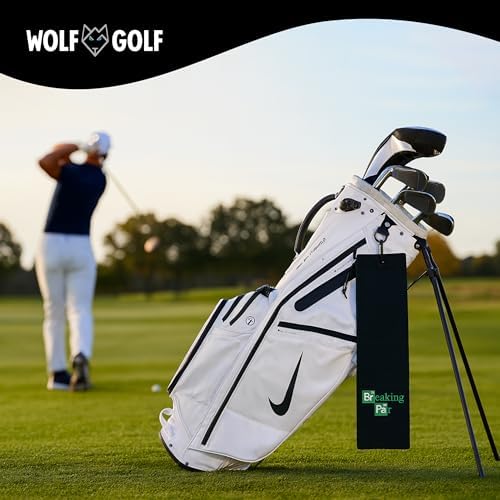 Wolf Breaking Par Embroidered Funny Towel - Image 2