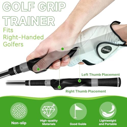 Golf Training Aids Kit, 3-in-1 Swing Training Set - Image 3