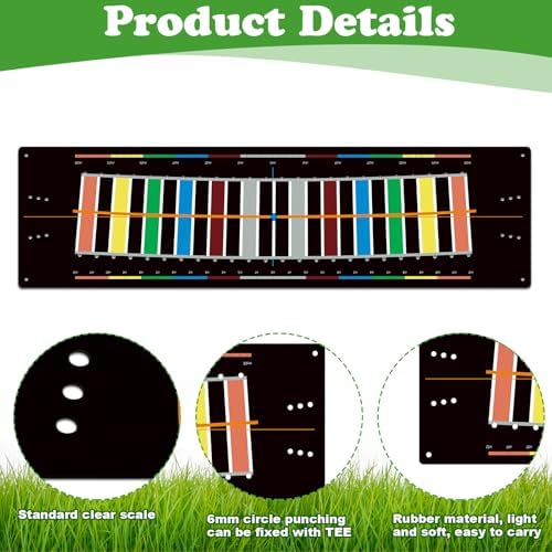 Silipull Golf Putting Mat Indoor 30x8.27 Inch Alignment Track - Image 3