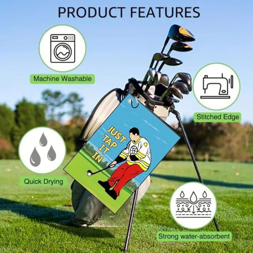 Funny Printed Golf Towel, Funny Golf Towel - Image 5