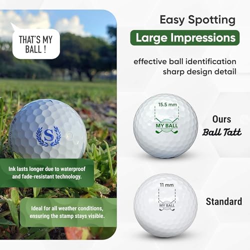 – S Monogram Golf Ball Stamp - Image 3