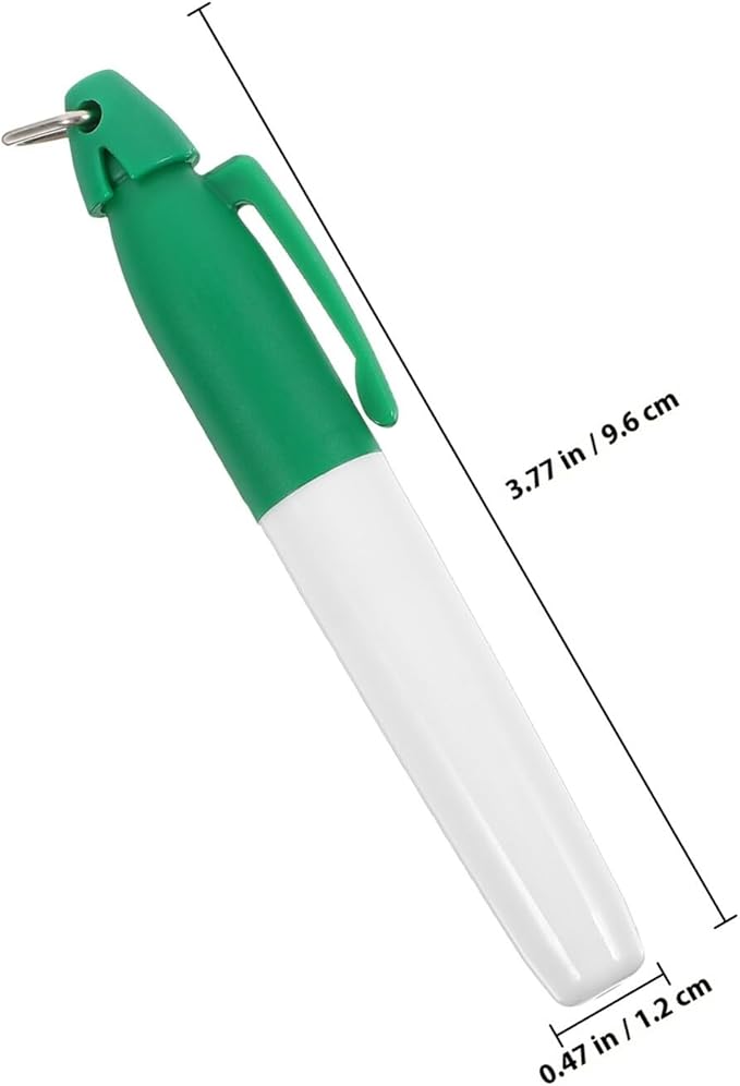4pcs Golf Ball Line Marker Pen Drawing Tool for Precise Golf Ball Alignment and Marking User-Friendly Versatile and Construction Use Green