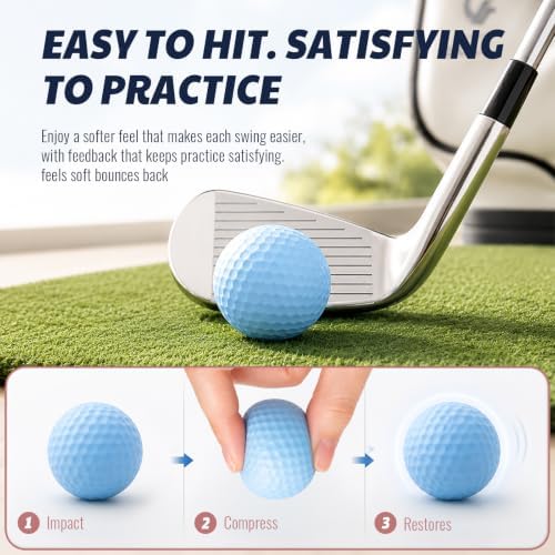 JAYA 20 or 40 Pack Foam Golf Balls, Limited Flight, Macaron Mixed Colors - Image 5