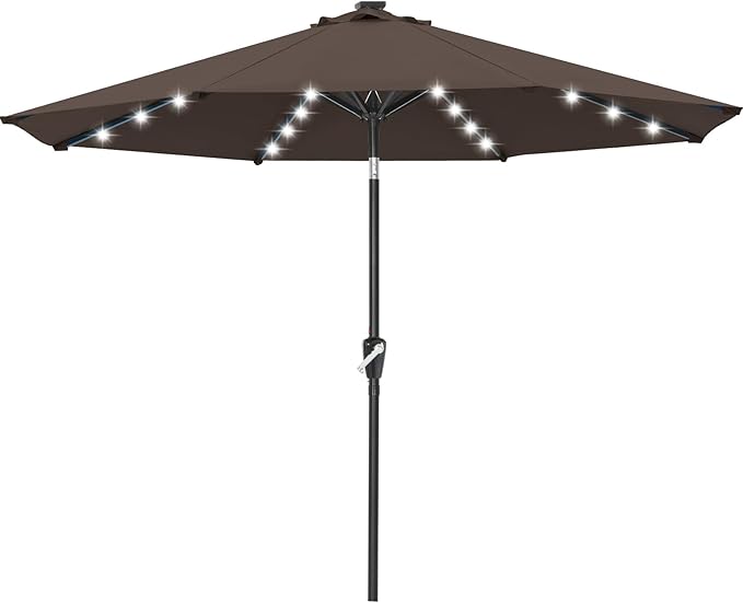 ABCCANOPY Solar Led Patio Umbrella by ABCCANOPY