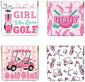 Peacoblue Golf Coin Purse, PU Leather Squeeze Pouch 4PCS by PEACOBLUE
