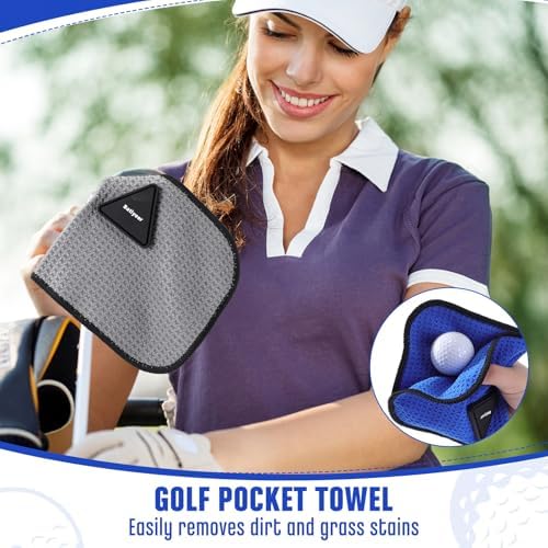 Batiyeer 3 Pack Small Golf Towels - Image 3