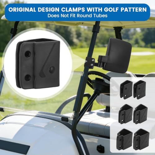 No Drilling Golf Cart Side View Mirrors - Image 4