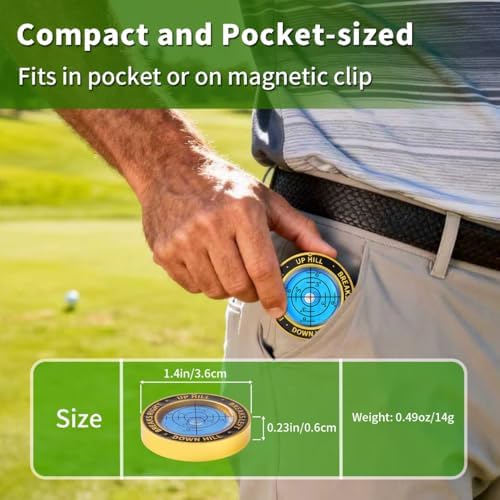High Precision Golf Green Reader Funny Ball Marker Golf Putt Training Aid - Image 5