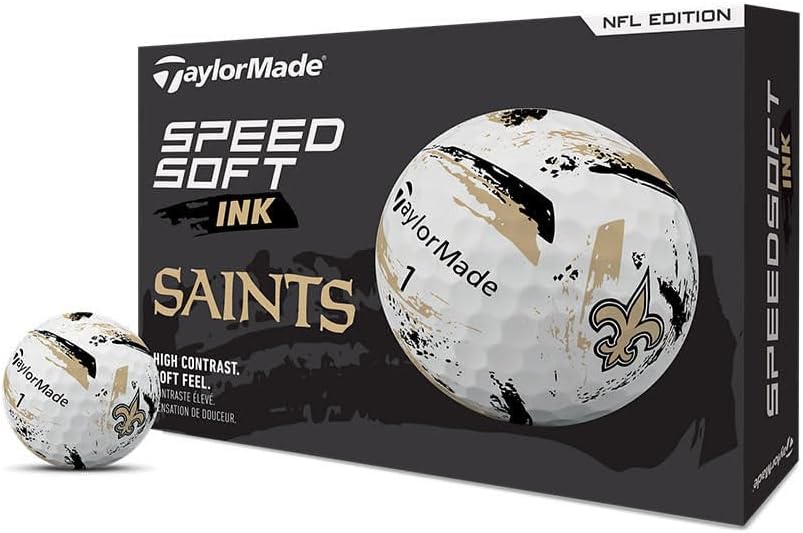 TaylorMade Golf Speed Soft Ink NFL Golf Balls by Unknown