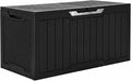 YITAHOME 100 Gallon Large Outdoor Storage Box | Water Resistant Resin Deck Box by YITAHOME