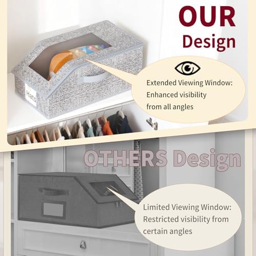 Stackable Hat Storage, Hat Organizer, Baseball Cap Organizer, Quick Access - Image 7