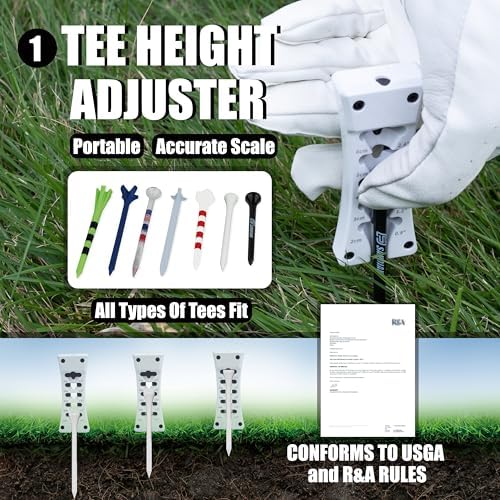 SANDIAN, All-in-1 Value Pak, Adjustable Golf Tee Height Setter - Image 5