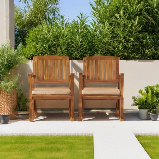 Christopher Knight Home Selma Acacia Rocking Chairs - Image 6