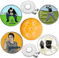 Cracker Golf Ball Marker, Premium Golf Accessories & Funny Golf Gifts by Aikiprety