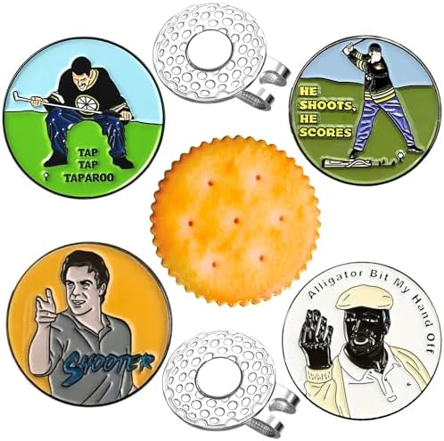Cracker Golf Ball Marker, Premium Golf Accessories & Funny Golf Gifts by Aikiprety