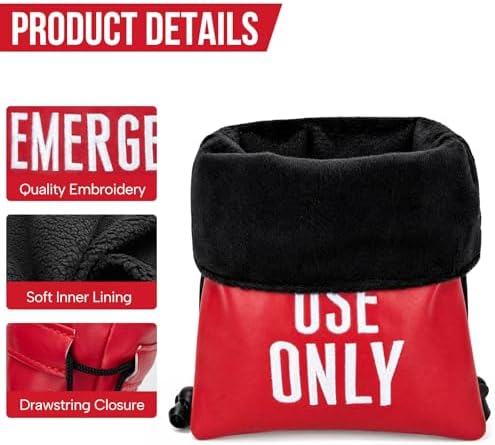 Valuables Pouch Funny Golf Ball Pouch Bag w/Drawstrings - Image 5