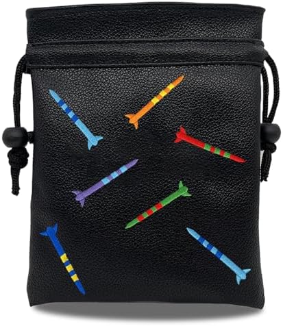 Skull Golf Valuables Pouch Bag by MEAHILESC