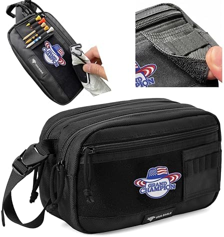 Golf Pouch Bag for Balls Accessories Valuables | Customizable by VIVAEAGLE