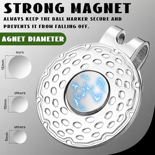 Golf Ball Marker Magnetic Hat Clip - Image 4