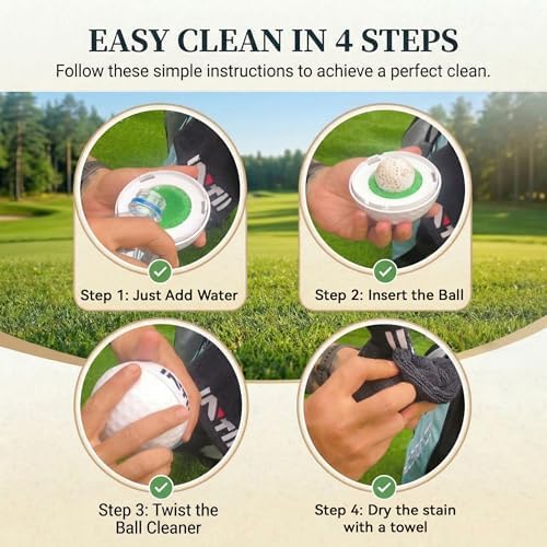 Upgrade Portable Golf Ball Cleaner More Lightweight, Home Golf Ball Washer - Image 6
