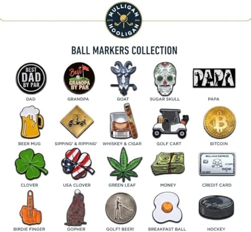 Funny Golf Ball Marker + Premium Magnetic Hat Clip | Unique Gift - Image 3