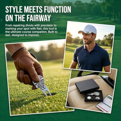 Golf Divot Tool with Golf Ball Marker Set - Image 2