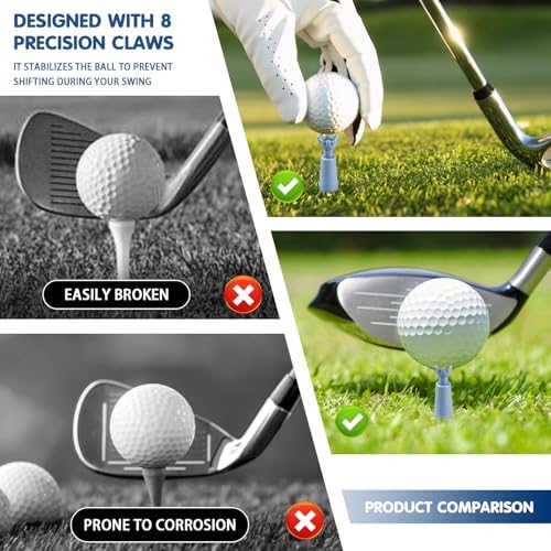 3 Pack Adjustable Golf Tees for Mats - Image 5