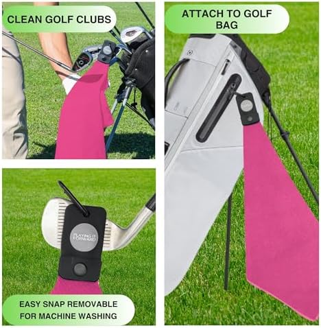 Magnetic Golf Towels for Golf Bags - Image 3
