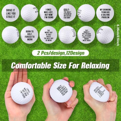 RoundFunny Mini Golf Stress Ball 2.5'' Bulk - Image 2