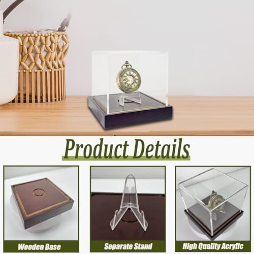 Acrylic Pocket Watch Display Case - Image 2