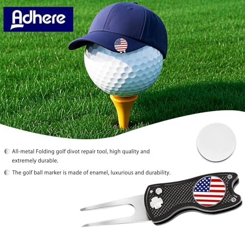 Adhere Golf Ball Markers & Divot Tools Personlized Enamel Ball Markers - Image 6