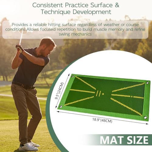 Golf Hitting Mat Set, Golf Training Mat - Image 4