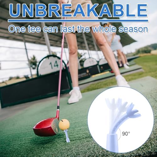 BOXOB 2pcs Adjustable Golf Tees, Golf Simulator Tees - Image 3