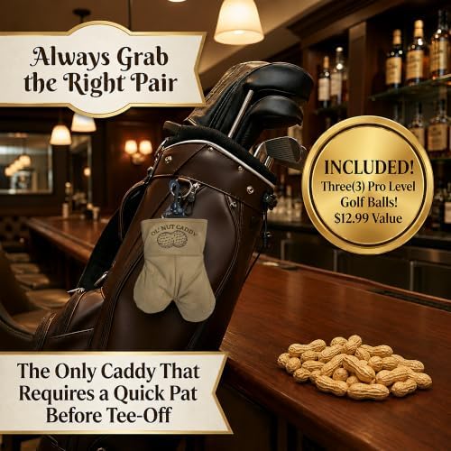 Funny Nut Caddy Blue 69 Golf Ball Holder - Image 4