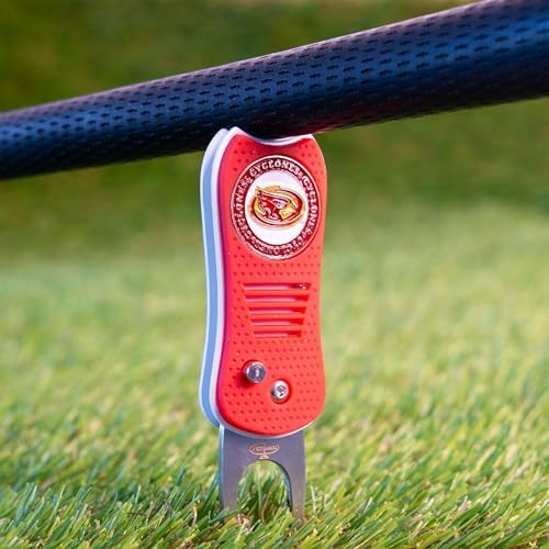 Team Golf NCAA Oklahoma Sooners Retractable Divot Tool Switchblade - Image 4