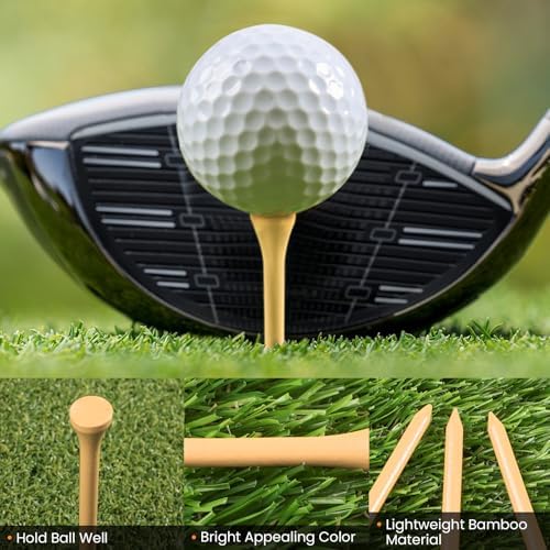 FINGER TEN Golf Tees Wood Bulk - Image 4